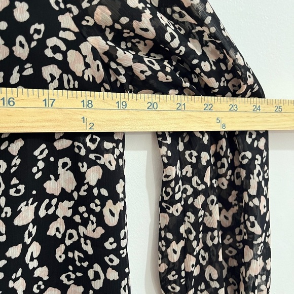 Ann taylor floral dress brown and beige SP. H-9 - Picture 8 of 9